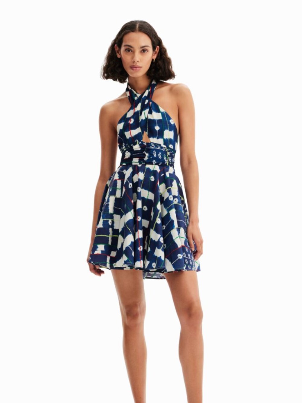 Desigual X Stella Jean Short Halter Dress BNWT - Medium